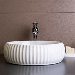 E-4161 Tezgah Üstü Porselen Lavabo