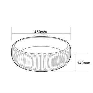 E-4161A Tezgah Üstü Porselen Lavabo E-4161A