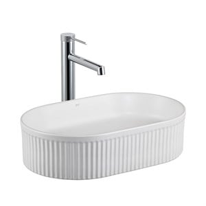 E-W1002MB Tezgah Üstü Mat Beyaz Lavabo