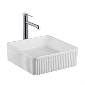 E-W1003MB Tezgah Üstü Lavabo Mat Beyaz