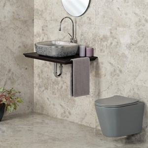 EH-4290MGG Tezgah Üstü Porselen Lavabo