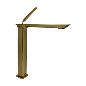 Elegant Fırçalanmış Altın Çanak Lavabo Bataryası