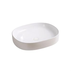 EY-4712 Tezgah Üstü Lavabo Parlak Beyaz