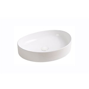 EY-4713 Tezgah Üstü Lavabo Parlak Beyaz