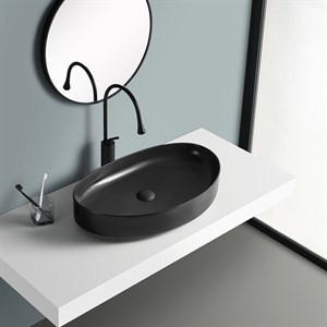EY-4714MS Tezgah Üstü Lavabo Mat Siyah