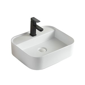 EY-4720MB Mat Beyaz Tezgah Üstü Lavabo EY-4720MB