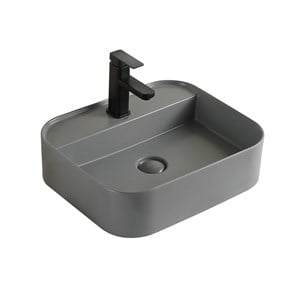 EY-4720MG Mat Gri Tezgah Üstü Lavabo EY-4720MG