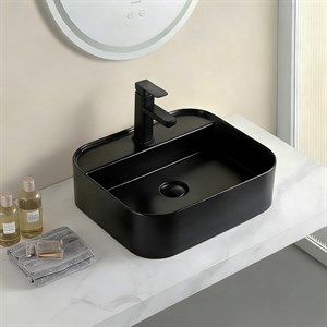 EY-4720MS Mat Siyah Tezgah Üstü Lavabo