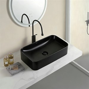 EY-4730MS Mat Siyah Tezgah Üstü Lavabo