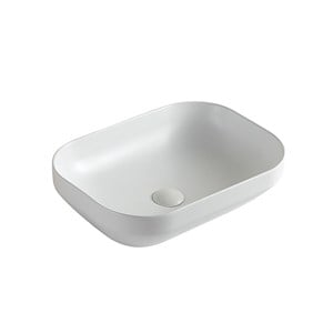 EY-4740MB Mat Beyaz Tezgah Üstü Lavabo EY-4740MB