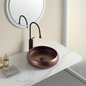 EY-4760MC Mat Bordo Tezgah Üstü Lavabo