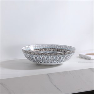 E-7029 Tezgah Üstü Porselen Lavabo
