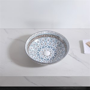 E-7029 Tezgah Üstü Porselen Lavabo