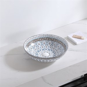 E-7029 Tezgah Üstü Porselen Lavabo