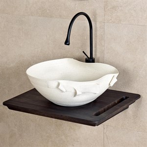 EY-9102 Tezgah Üstü Lavabo Mat Beyaz