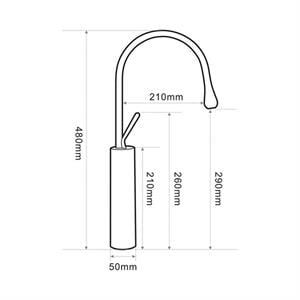 F-812 Altın Lavabo Bataryası F-812