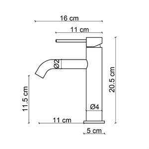 FJ-SS2011 Mat Krom Lavabo Bataryası