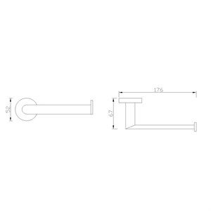 FC-30103 Krom Tuvalet Kağıtlığı