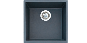 Gradde Antrasit Tek Göz 40X40 Cm T.Altı,Üstü,Sıfır Granit Evye Gr40