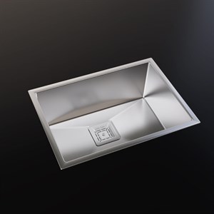 Inox 60x43 Tek Göz Paslanmaz Çelik Eviye