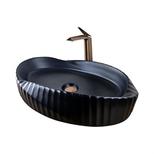 Nexa 60 cm Mat Siyah Çanak Lavabo