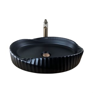 Nexa 60 cm Mat Siyah Çanak Lavabo