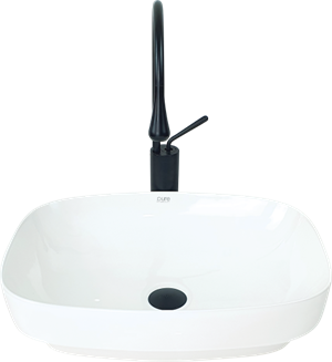 Pure Beyaz Tezgah Üstü Çanak Lavabo W-283