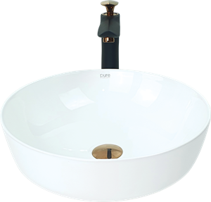 Pure Beyaz Tezgah Üstü Çanak Lavabo W-296