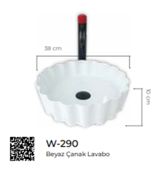 Beyaz Tezgah Üstü Çanak Lavabo