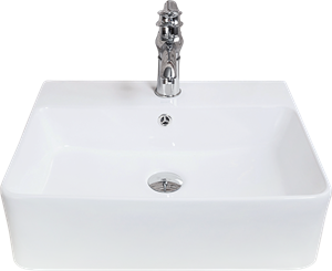 Pure Beyaz Tezgah Üstü Çanak Lavabo W-813