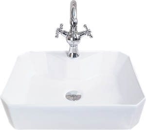 Pure Beyaz Tezgah Üstü Çanak Lavabo W-403