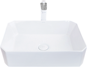 Pure Beyaz Tezgah Üstü Çanak Lavabo W-402