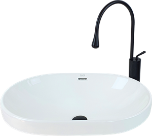 Pure Beyaz Yarı Ankastre Çanak Lavabo W-295