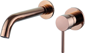 Rose Gold Ankastre Lavabo Bataryası