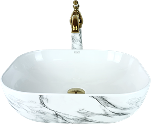 Pure Calacatta Tezgah Üstü Çanak Lavabo Tr-120