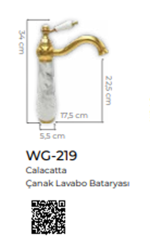 Calacatta Çanak Lavabo Bataryası