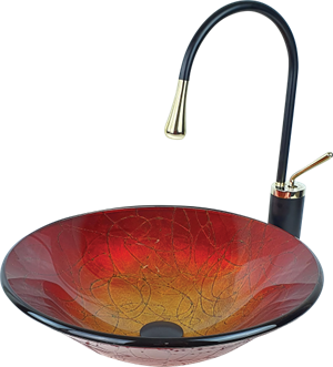 Pure Dekoratif Cam Lavabo Gls-106