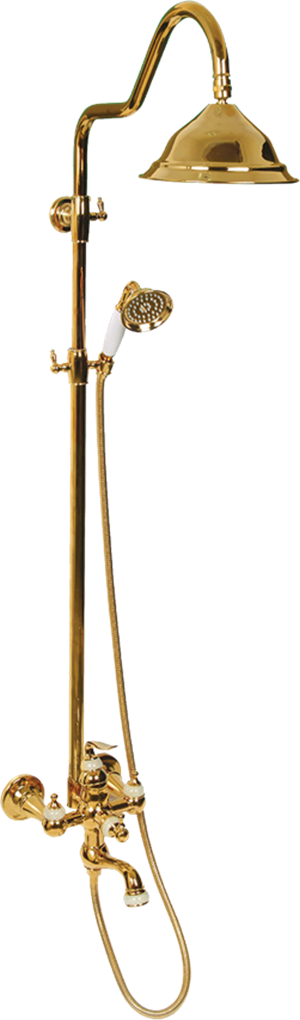Pure Flamingo Gold Banyo Armatür / Duş takımi G-2013