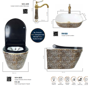 Leopar Kanalsız Asma Klozet