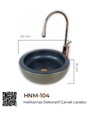 Nicea Dekoratif Çanak Lavabo