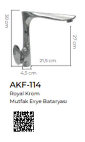 Royal Krom Mutfak Eviye Bataryası