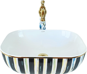 Pure Stripe Tezgah Üstü Çanak Lavabo Tr-106