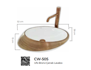 Pure Ufo R.G. Tezgah Üstü Lavabo Cw-505