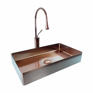 Paslanmaz Çelik Rose Gold Çanak Lavabo SSB-101
