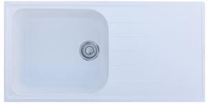 Vınox Beyaz Tekgöz Granıt Evye 50x100 Cm Vx-100xl VX-100XLBYZ