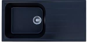 Vınox Sıyah Tekgöz Granıt Evye 50x100 Cm Vx-100xl