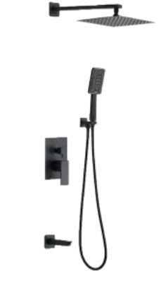 Spc Ankstre Banyo Bataryası takımi Mat Siyah Cn-8201B (3 Yönlü) 07CN-8201B