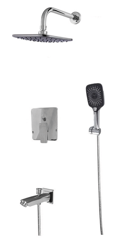 Drop Ankastre Banyo Setı - Krom 241131s 241131S
