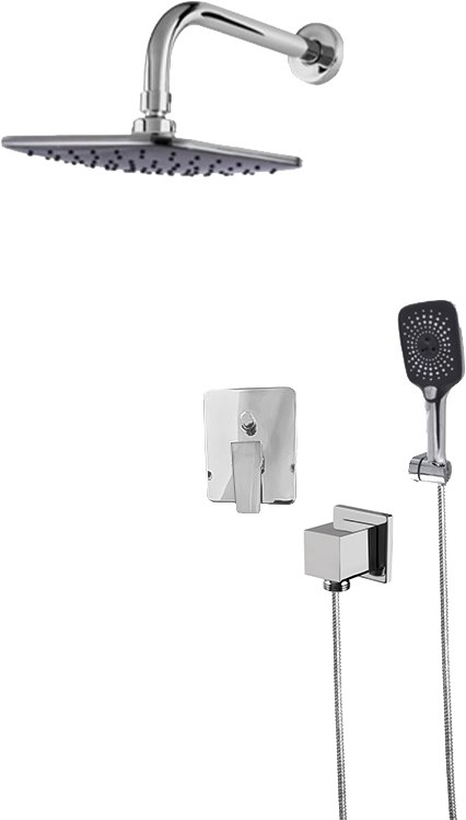 Drop Ankastre Banyo Bataryası Tepe El Dusu Çıkıslı - Krom 241141 241141
