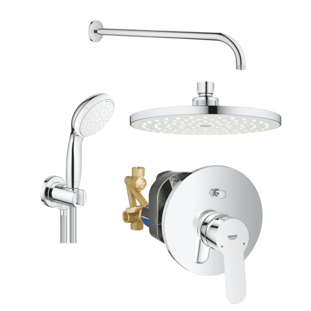 Bauedge Ankastre Banyo Bataryası Seti Tam Takım(5 Parça) 29079000+27851000+26406001+27541001